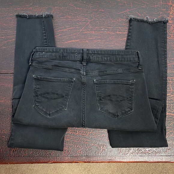 Abercrombie & Fitch Black Jeans Size 0 W25 - Picture 3 of 7